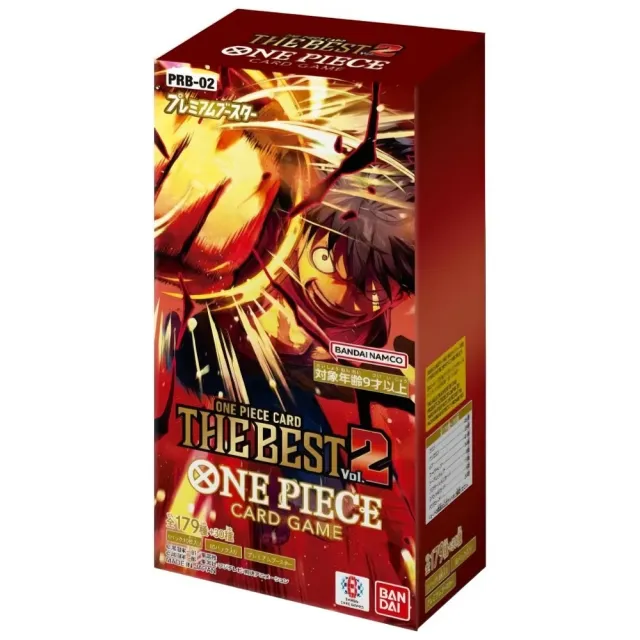 Japansk PRB02 - One Piece Card The Best Vol. 2 Premium Booster Box